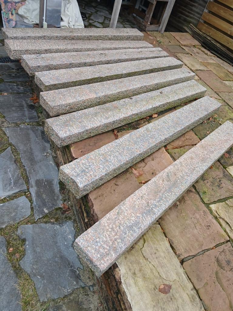 Granieten tuin-bielzen, Tuin en Terras, Ophalen of Verzenden, 250 cm of meer, Palen