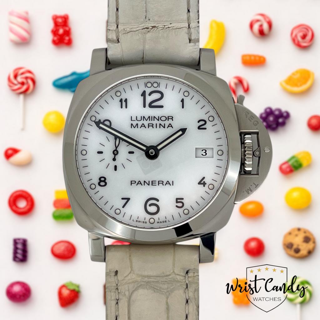 Panerai PAM00523 • full set 2015 • service 2025 • topstaat, Ophalen of Verzenden, Prins Bernhardlaan 64 Bergen op Zoom, Wrist Candy