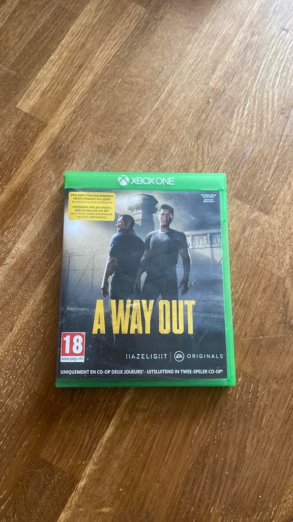 A way out xbox one, Avontuur en Actie, Online, Vanaf 18 jaar, 2 spelers