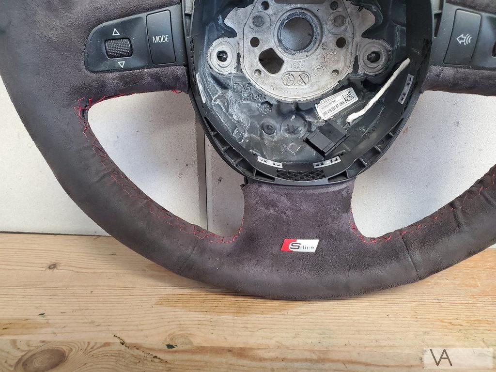 Audi A4 04-08 en A6 04-11 stuur S line met knoppen ALCANTARA, Ophalen of Verzenden, Gebruikt, Audi