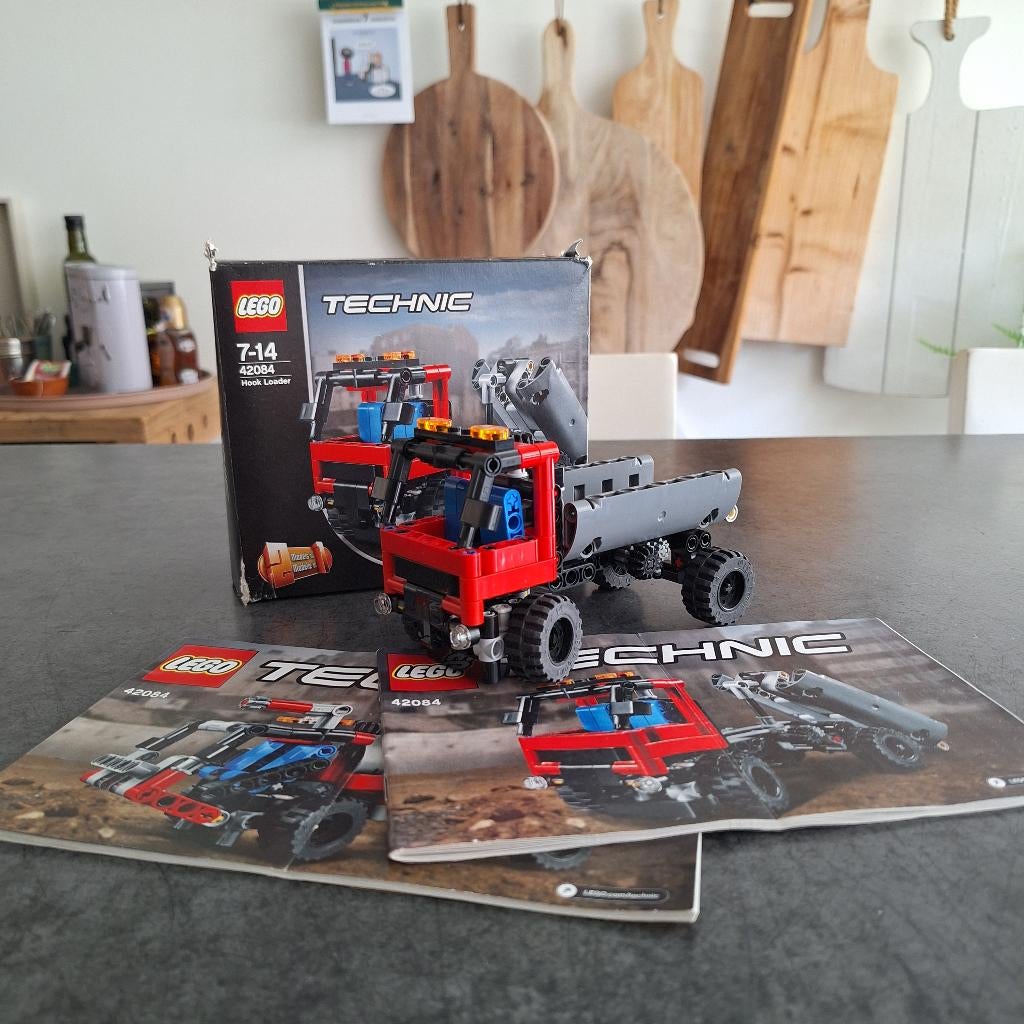Lego Technic 42084 Hook loader, Ophalen, Zo goed als nieuw, Complete set, Lego