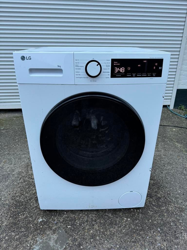 LG Wasmachine 9kg 1400 toeren, Witgoed en Apparatuur, 1200 tot 1600 toeren, Euromaxx, 8 tot 10 kg, LG