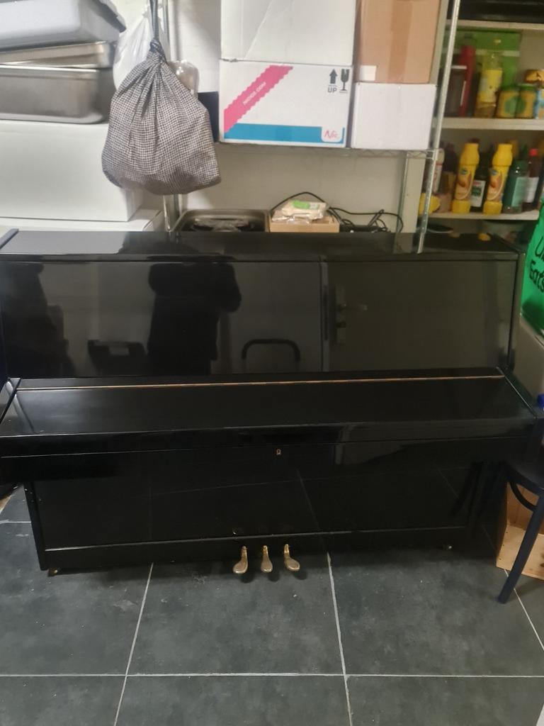 Zwarte Hoogland  piano( Goede staat), Ophalen of Verzenden, Zwart