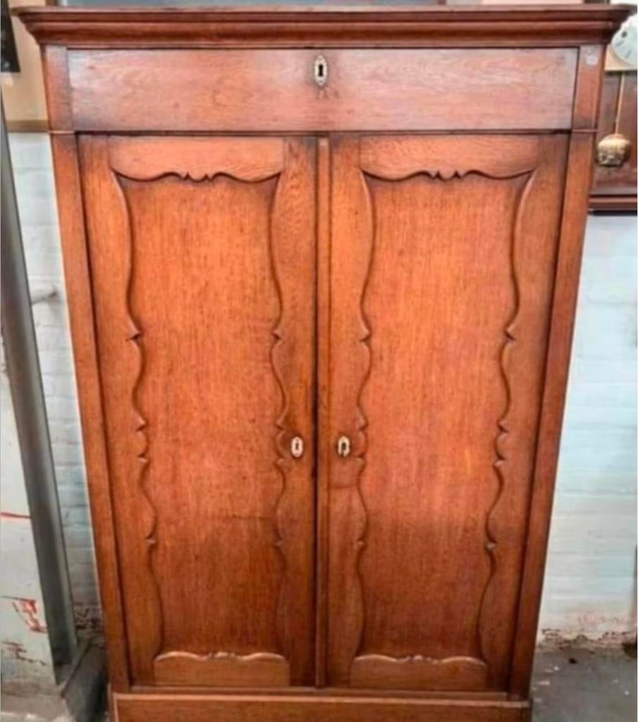 Kast antieke Hollandse Biedermeier dienstbode keuken kast., Ophalen of Verzenden