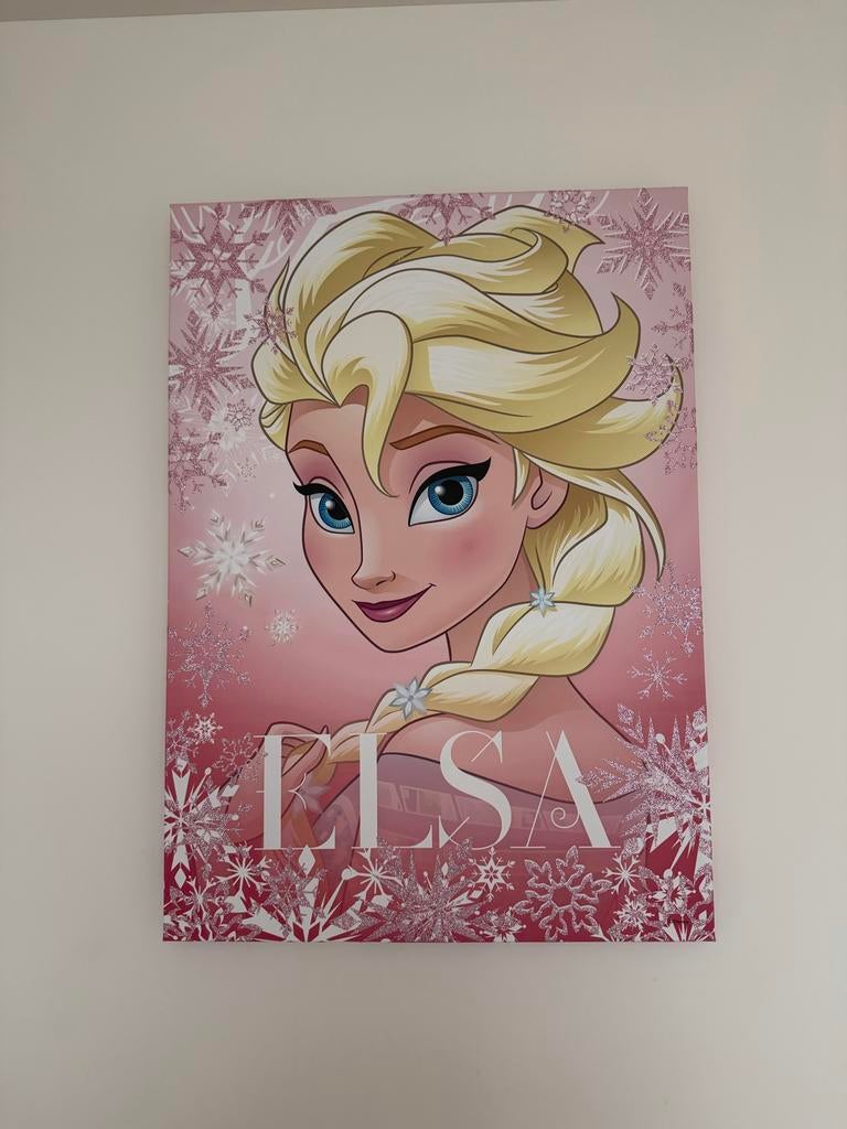 Elsa Frozen Wanddecoratie, Ophalen of Verzenden, Zo goed als nieuw, Wanddecoratie