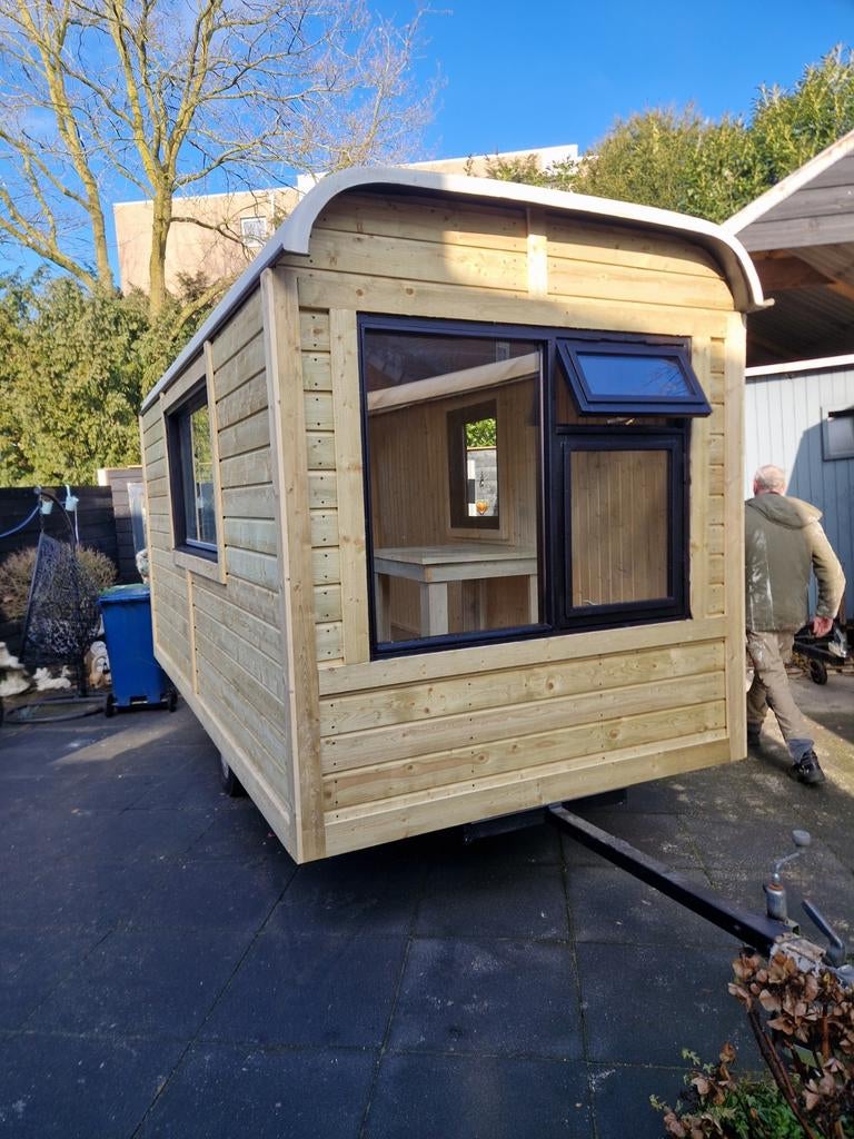 Pipowagen / Tinyhouse / Werfkeet 4x2 - Compleet geïsoleerd, Ophalen of Verzenden
