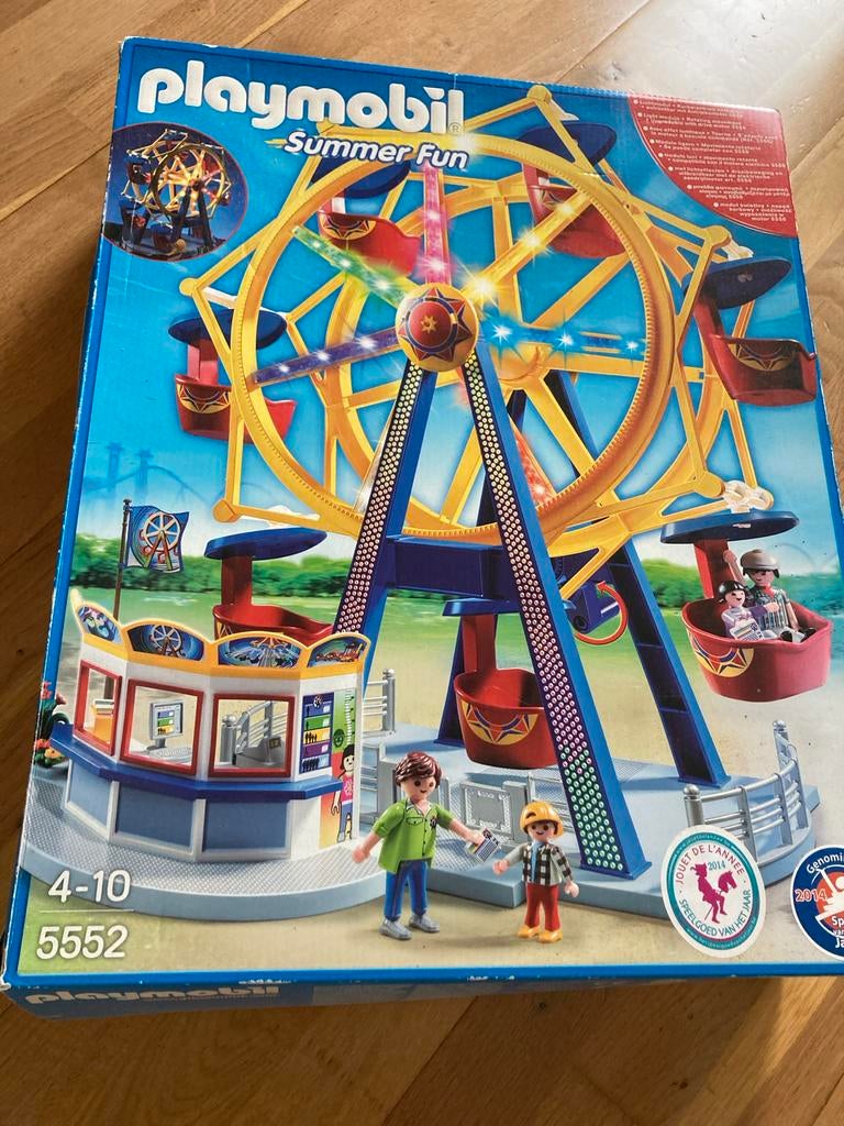 Playmobil 5552 Groot Rad met Figuren - Summer Fun, Kinderen en Baby's, Speelgoed | Playmobil, Gebruikt, Complete set, Ophalen of Verzenden