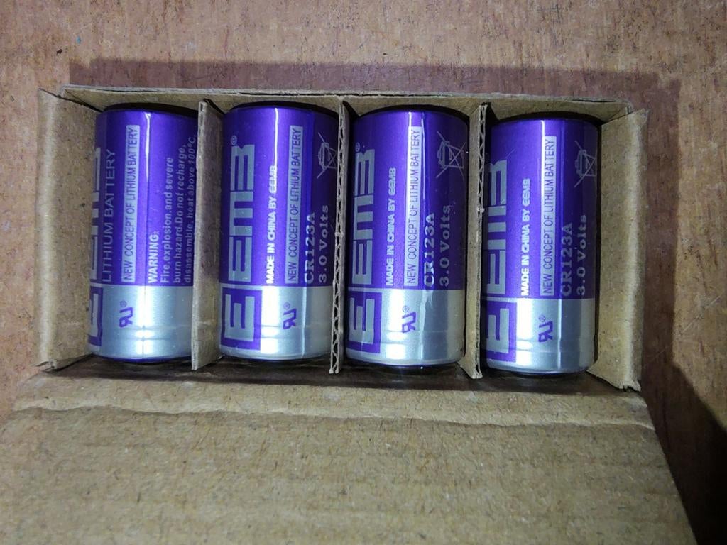 CR123A Batterijen - 4 stuks nieuw, Ophalen of Verzenden, Nieuw