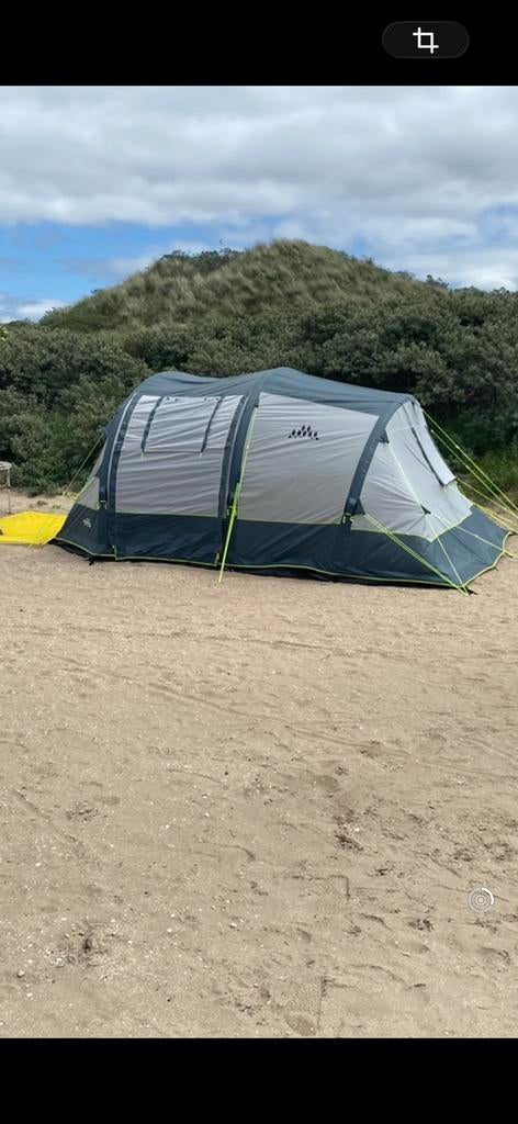 Opblaasbare tunnel  tent easy air, Caravans en Kamperen, Tenten, Ophalen, Zo goed als nieuw, Tot en met 4