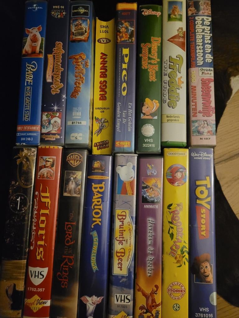 Collectie van 16 VHS Videobanden, Alle leeftijden, Verzenden, Gebruikt, Overige genres