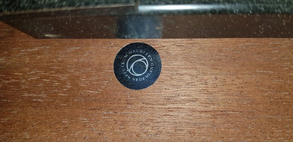 Gemerkte Spectrum vintage design tafel - 60s - uitbreidbaar, Ophalen of Verzenden