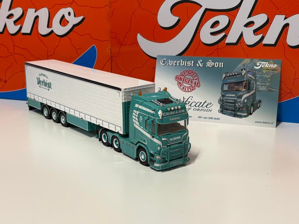 Tekno Verbist, Hobby en Vrije tijd, Modelauto's | 1:50, Ophalen of Verzenden, Zo goed als nieuw, Bus of Vrachtwagen, Tekno