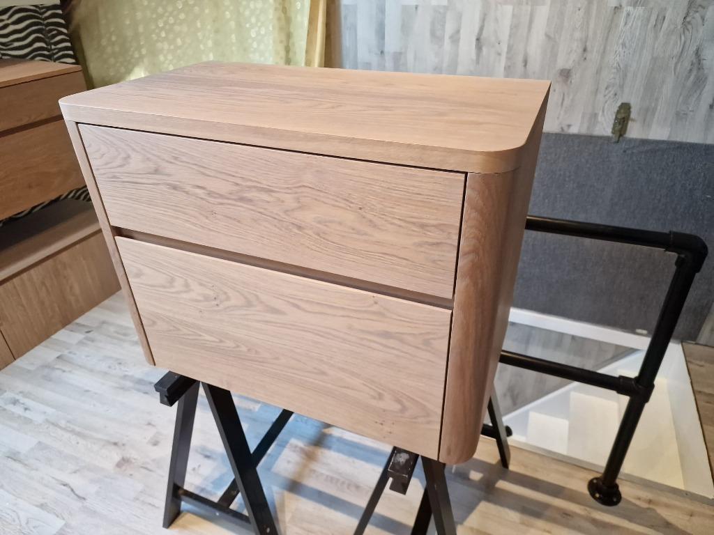 Foto 8 van Massief eiken houten badmeubel met ronde hoeken 80cm!