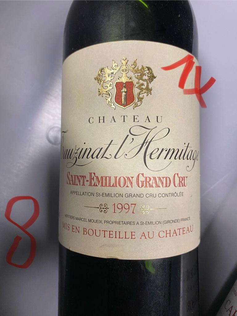Chateau Tauzinat l’Hermitage - Saint Emilion Grand Cru 1997, Ophalen, Frankrijk, Zo goed als nieuw, Rode wijn