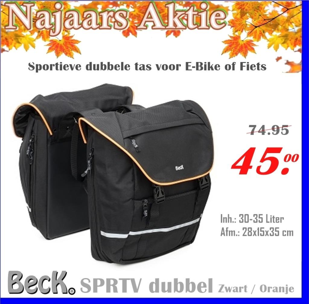 Beck SPRTV; sportieve & trendy fietstas voor E-bike of fiets, Ophalen of Verzenden, Nieuw, Overige merken