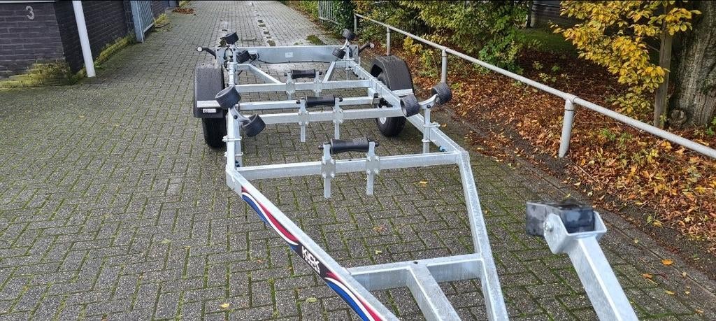 KICK 750 kilo Tendertrailer V-BUN aller goedkoopste van NL, Watersport en Boten, Boottrailers, Minder dan 1500 kg, 6 tot 9 meter
