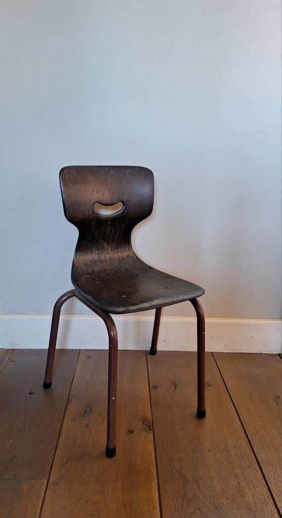 Vintage schoolstoeltje Calvanitas, Ophalen, Gebruikt, Stoel(en)