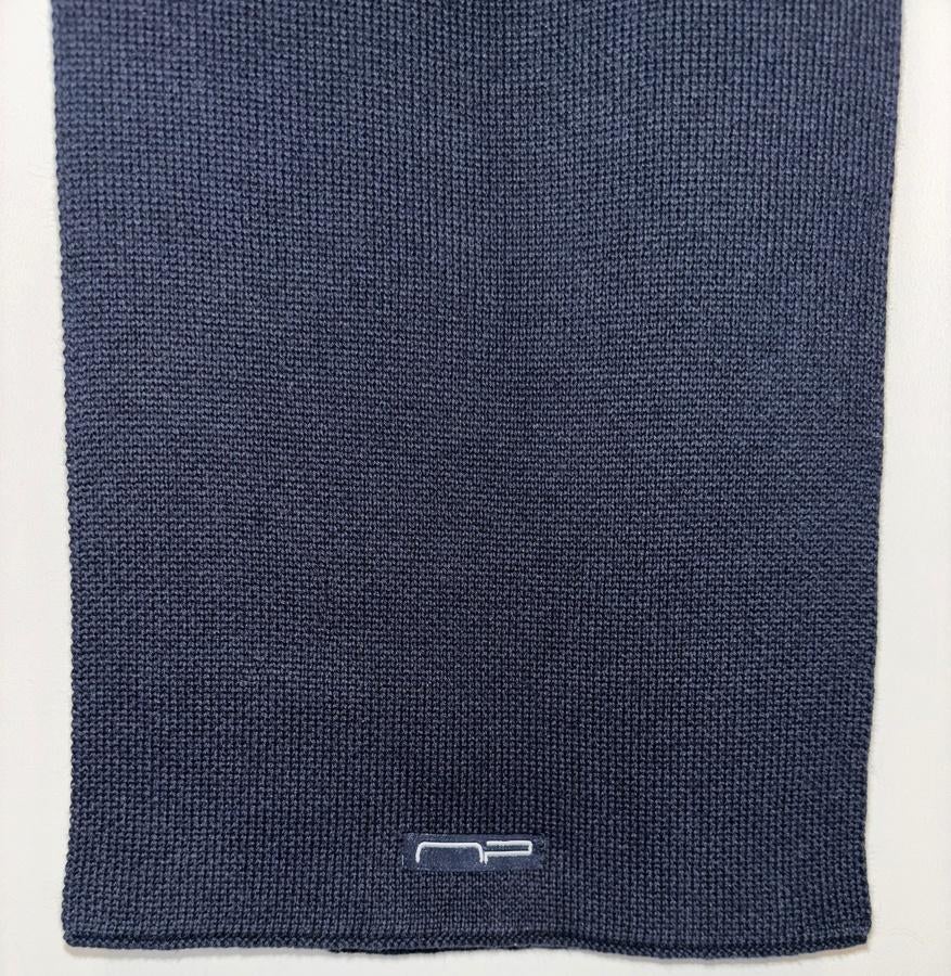 Unisex Donkerblauw Sjaal, Overige maten, Ophalen of Verzenden, Zo goed als nieuw, Sjaal