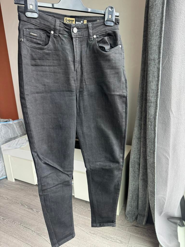Thermal jeans | thermischejeans, Ophalen of Verzenden, Zo goed als nieuw, Zwart, W27 (confectie 34) of kleiner