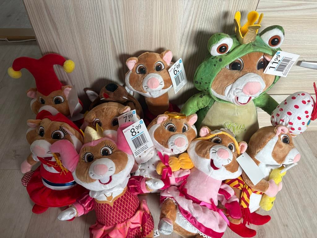 Efteling Hamsters Albert Heijn - Nooit Gewassen, Kinderen en Baby's, Ophalen, Zo goed als nieuw, Overige typen