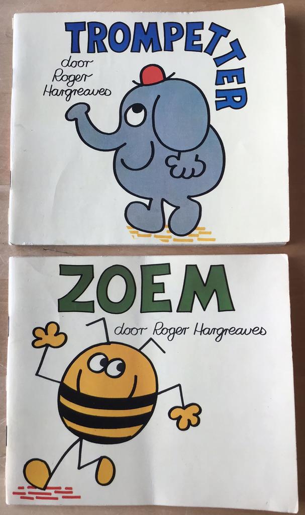 Vintage boekjes Trompetter & Zoem - Roger Hargreaves, Gelezen, Fictie algemeen, Roger Hargreaves, Ophalen of Verzenden