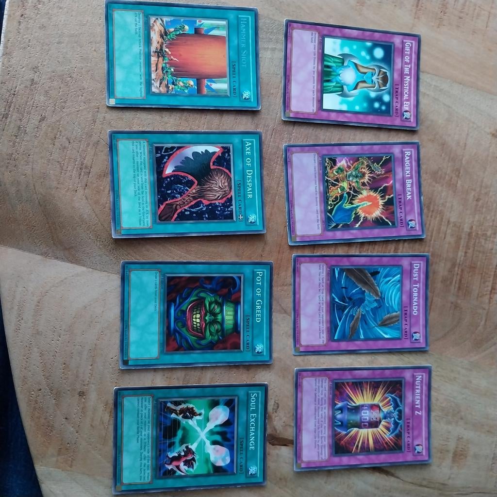 Yu-Gi-Oh! Kaarten Collectie - Zeldzame Spell/Trap Kaarten, Ophalen of Verzenden, Gebruikt, Meerdere kaarten