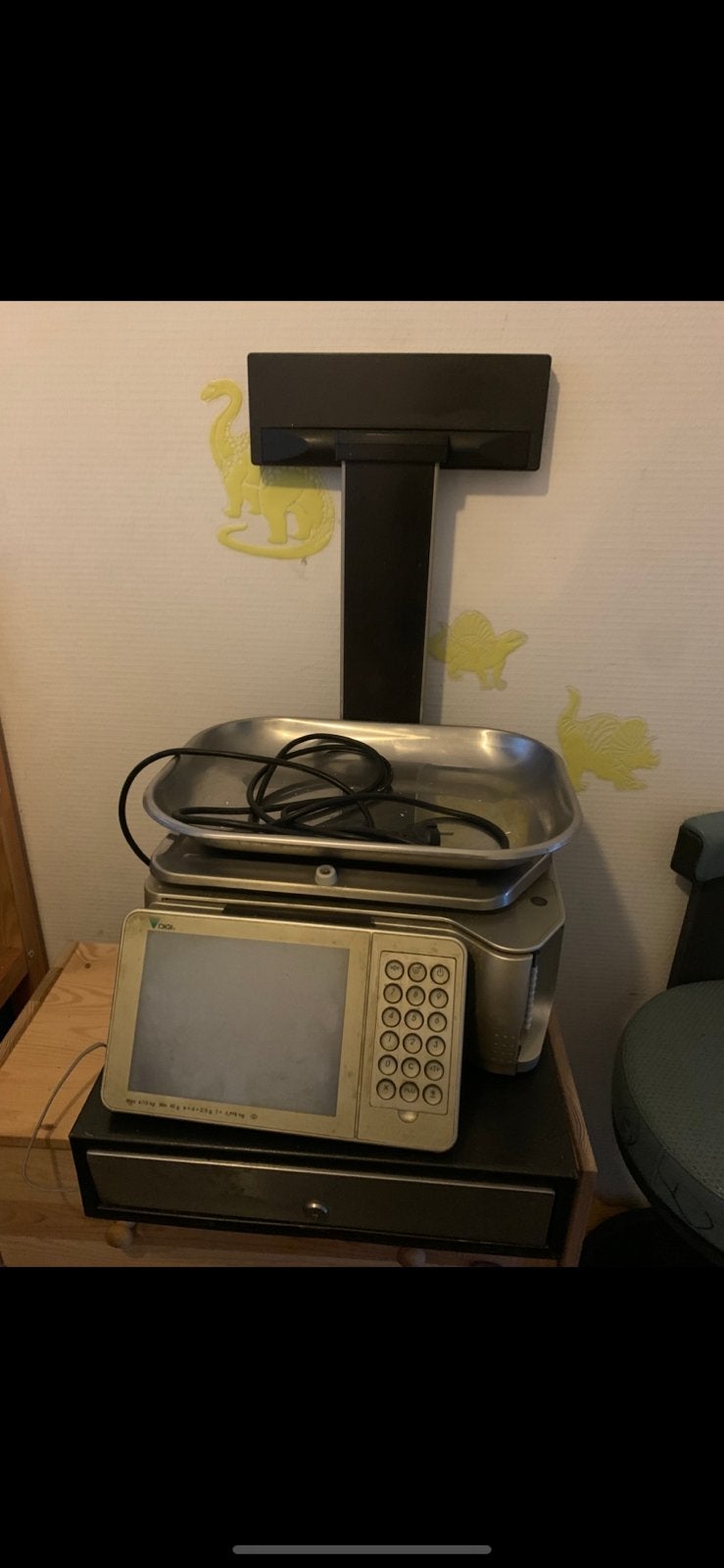 Kassaregisters, Ophalen, Zo goed als nieuw, Personenweegschaal, 100 kg of meer
