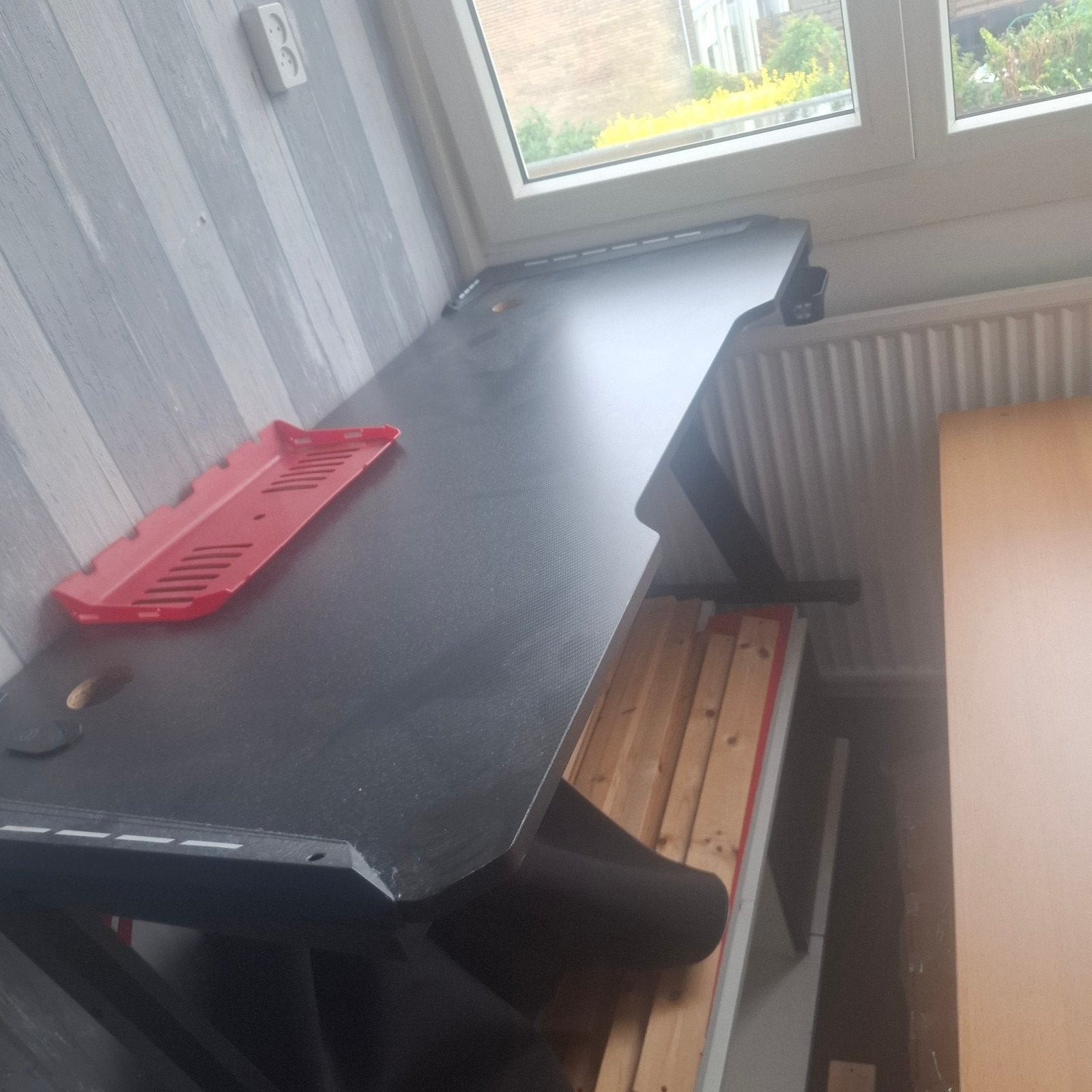 Gamingbureau met LED-verlichting, Zwart, Gebruikt, Ophalen of Verzenden, Gamingbureau
