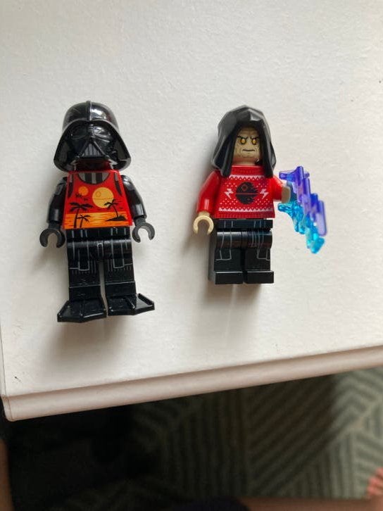 Lego Star Wars minifiguren: Darth Vader en Keizer Palpatine, Ophalen of Verzenden, Zo goed als nieuw, Jongen of Meisje