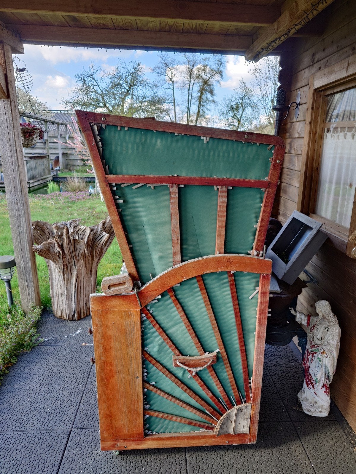Strandkorf - opknapper, Gebruikt, Bank, Loungeset, Wicker