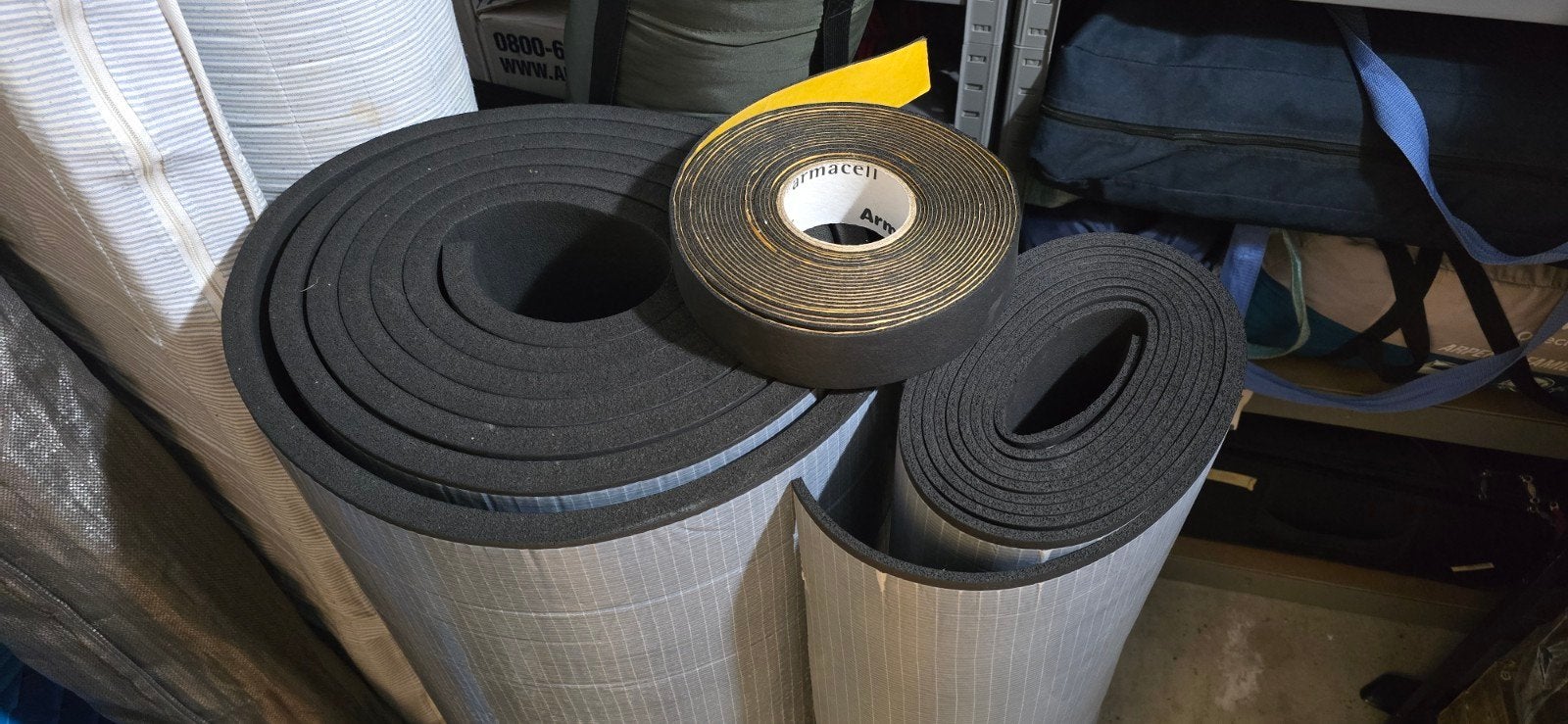 Armaflex isolatie en ABM Professional geluidsisolatie, Overige materialen, Nieuw, 15 m² of meer, Ophalen
