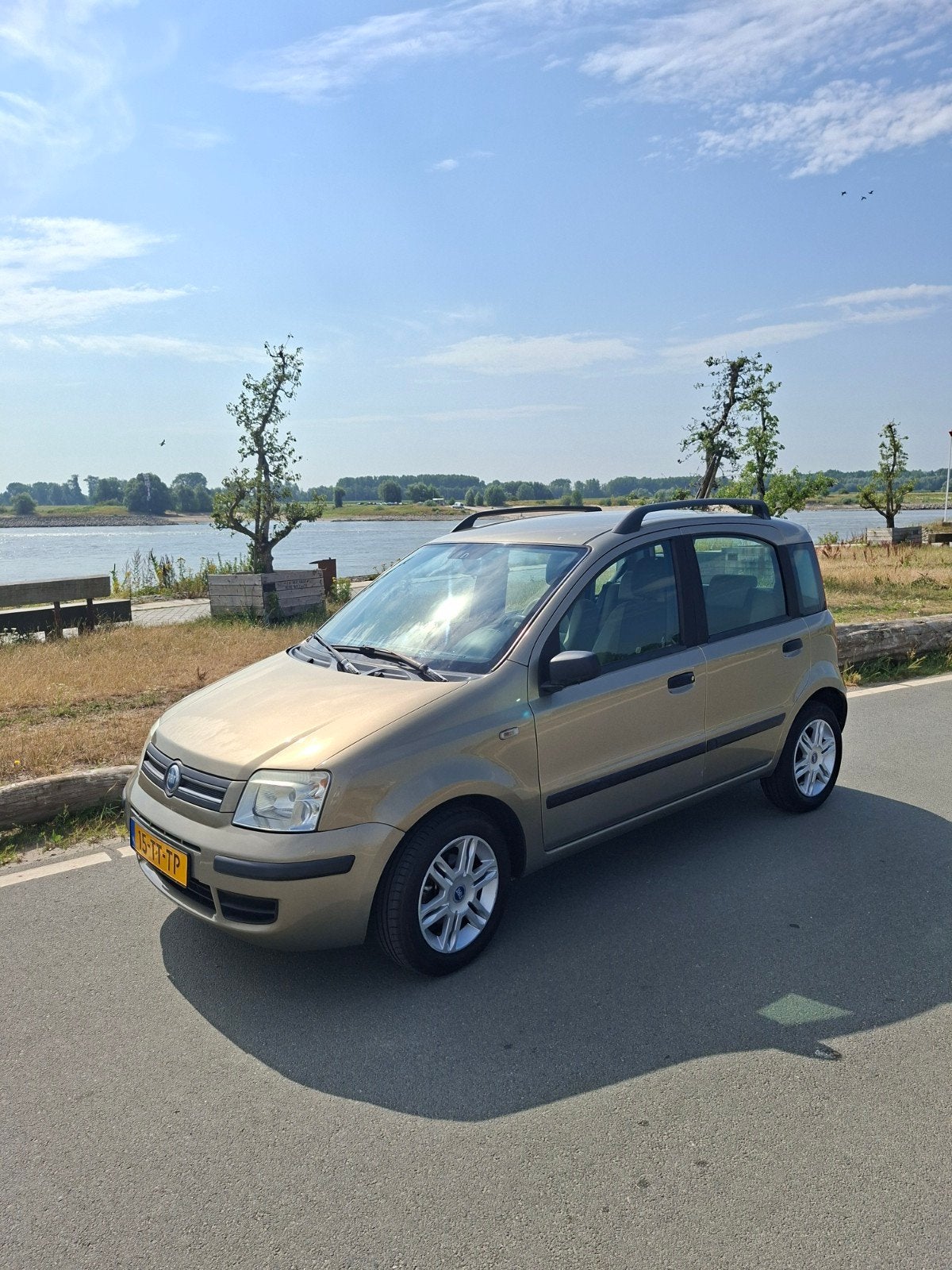 Fiat Panda 1.2 Dualogic 2007. Automaat Airco, Auto's, Fiat, Stof, Parkeersensor, Origineel Nederlands, Overige kleuren