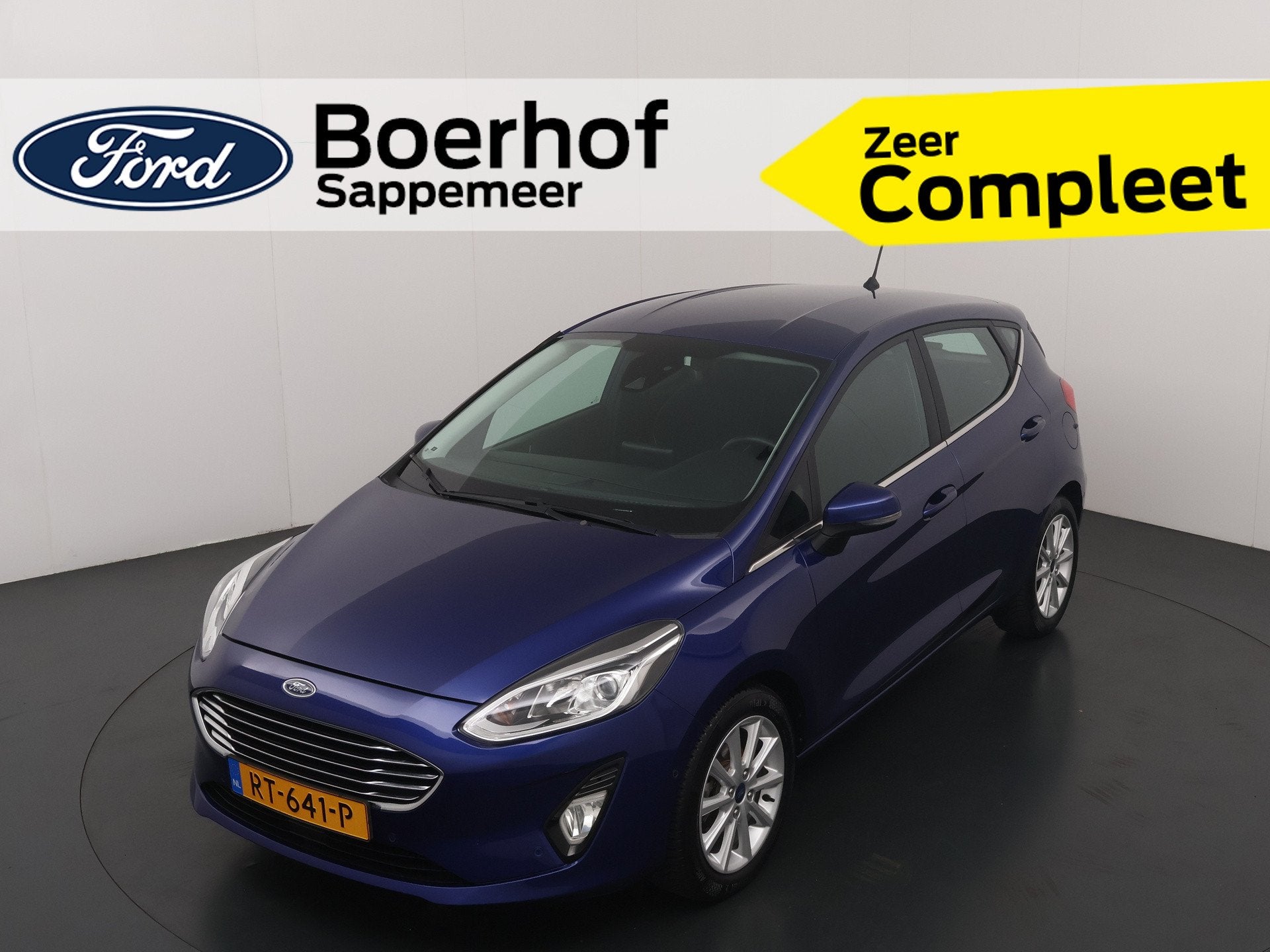 Ford Fiesta Titanium | Voorruitverw. | Clima | Auto-Park | A, Auto's, Ford, 12 maanden, Gebruikt, 580 kg, Blauw