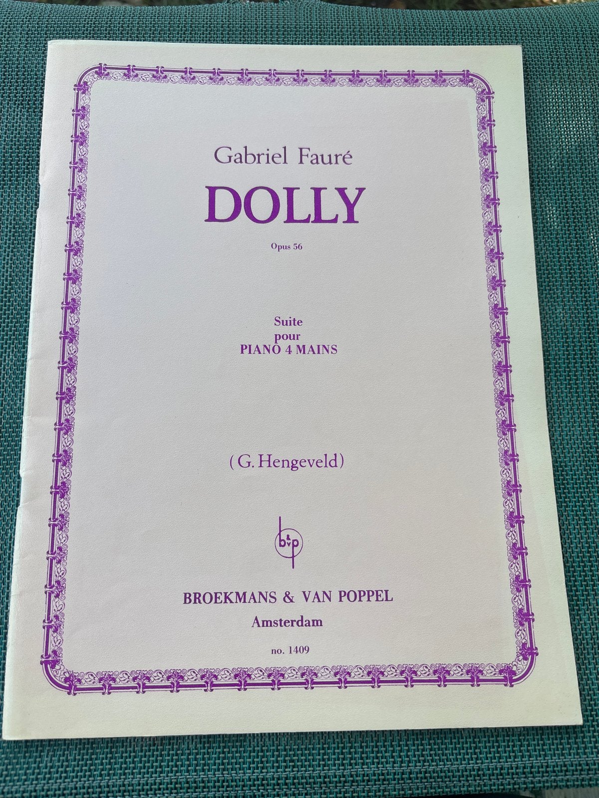 Gabriel Fauré - Dolly, Opus 56 - Suite voor Piano 4 Mains, Gebruikt, Klassiek, Ophalen of Verzenden, Artiest of Componist