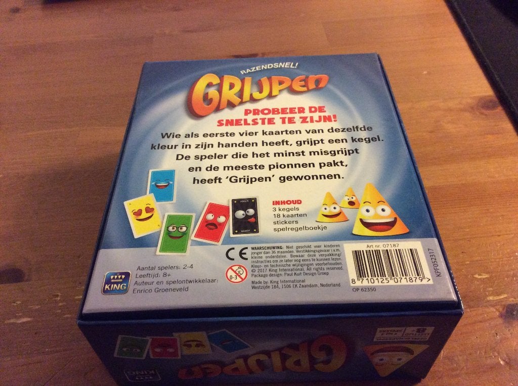 Foto 4 van Grijpen! het supersnelle kaartspel. van King