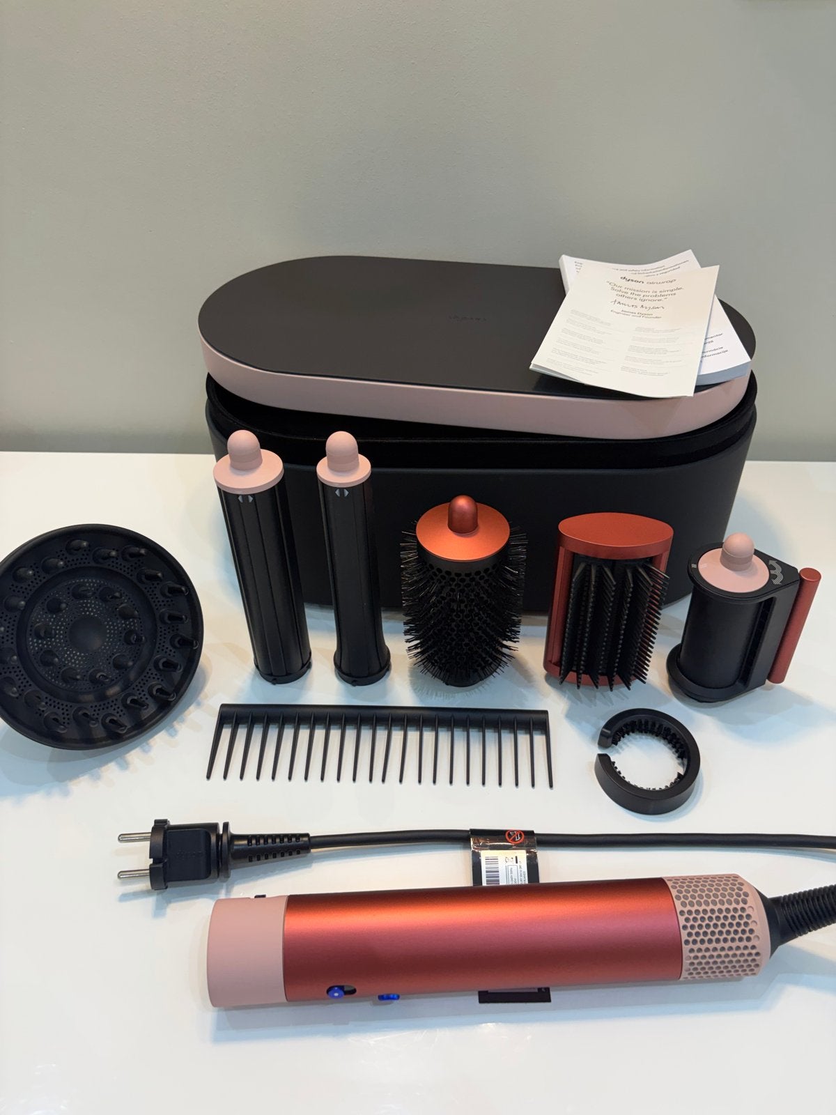 Dyson Airwrap Complete Long Volumise (Complete set), Ophalen of Verzenden, Zo goed als nieuw, Krultang of Stijltang