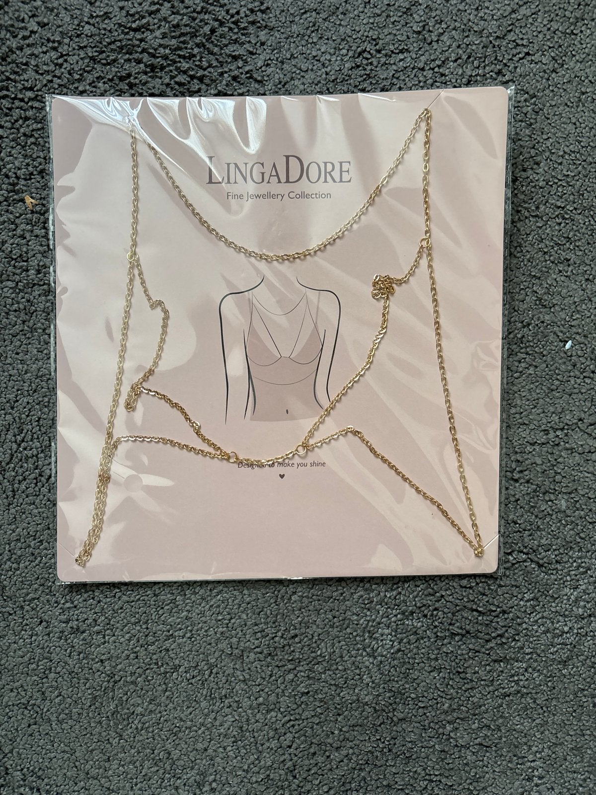 Lingadore Body Chain Goudkleurig - Nieuw, Ophalen, Nieuw, Goud, Overige materialen