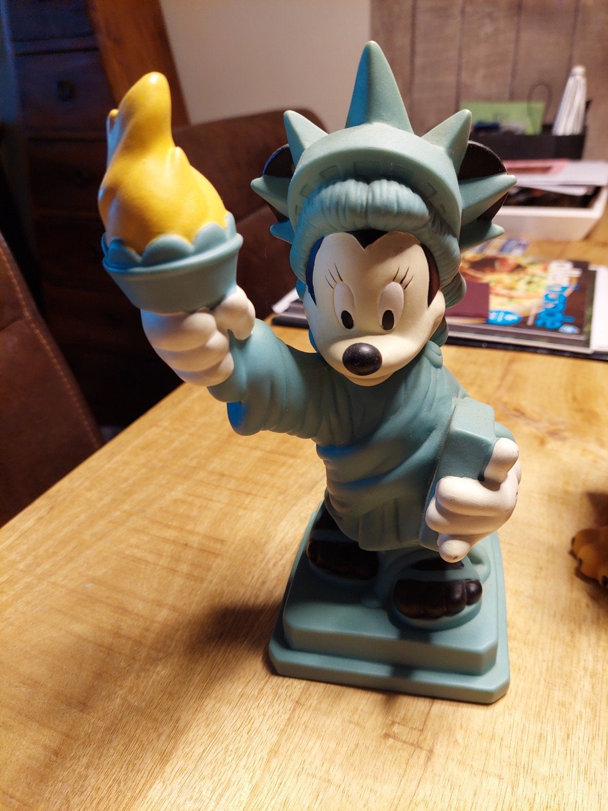 spaarpot Mickey mouse, Ophalen of Verzenden, Mickey Mouse, Zo goed als nieuw, Beeldje of Figuurtje