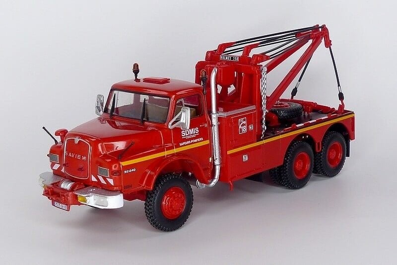 Saviem 32.240 dépanneuse kraanwagen Altaya/IXO 1:43, Ophalen of Verzenden, Nieuw, Bus of Vrachtwagen, Overige merken