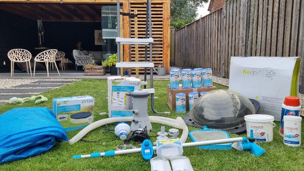 diverse zwembad accessoires nieuwprijs ruim €450,-, Tuin en Terras, Zwembad-toebehoren, Ophalen, Gebruikt, Overige typen