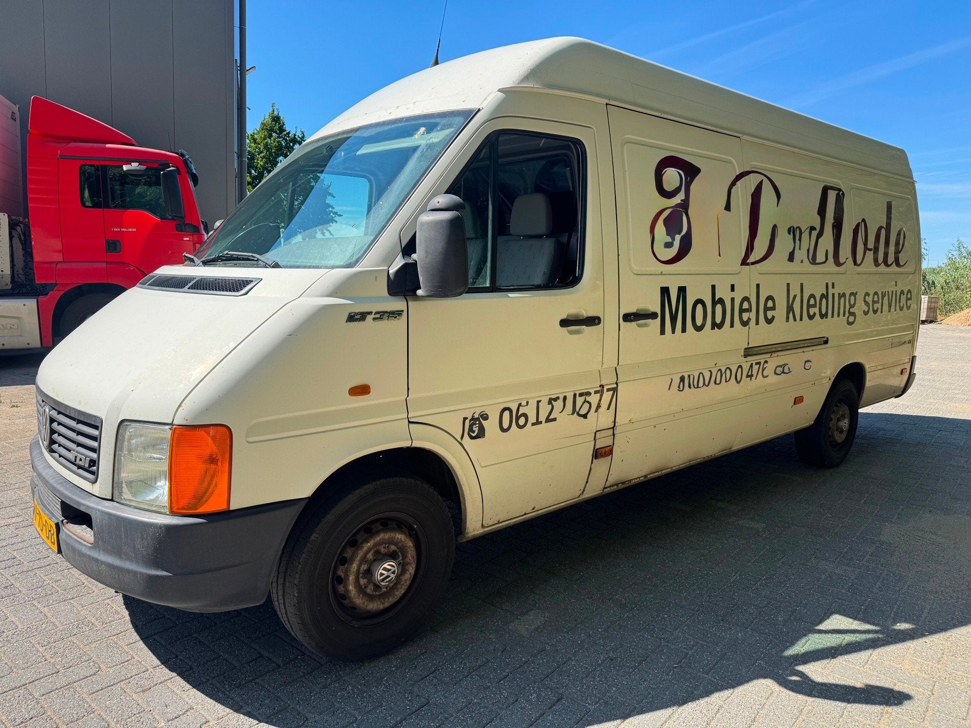 Volkswagen LT 35A 2.5 TDI Xlang/hoog, Euro 2, Gebruikt, Zwart, Volkswagen