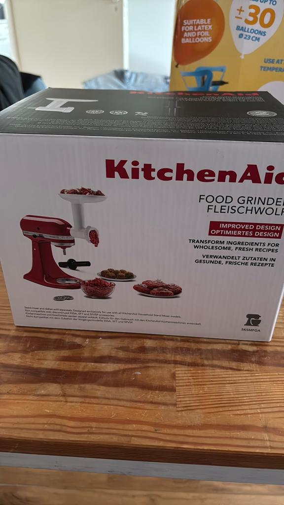 KitchenAid food grinder - nieuw, Ophalen of Verzenden, Nieuw, 3 snelheden of meer