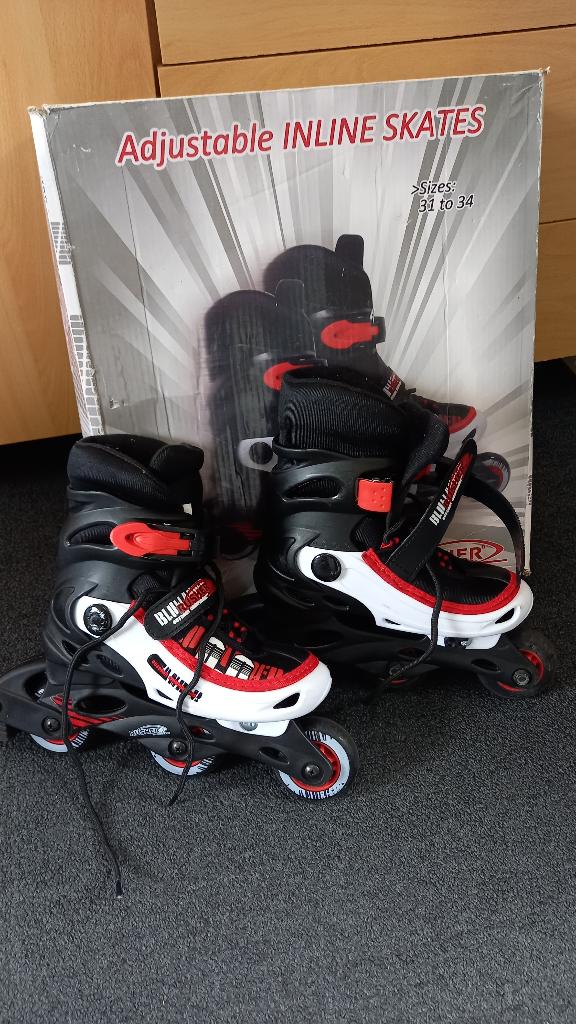 Rusher skates, verstelbaar, mt 31-34, Overige merken, Verstelbaar, Ophalen of Verzenden, Zo goed als nieuw