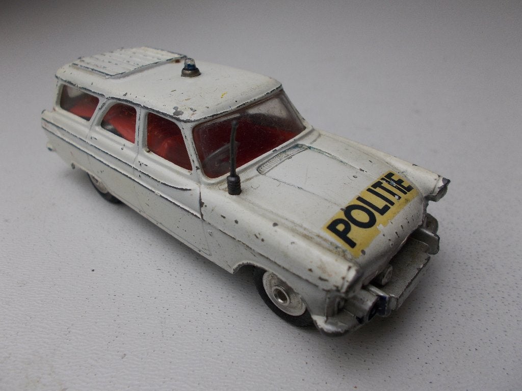 1960 Corgi Toys 419 FORD ZEPHYR PATROL CAR (DUTCH EXPORT!) C, Hobby en Vrije tijd, Modelauto's | 1:43, Ophalen of Verzenden, Zo goed als nieuw