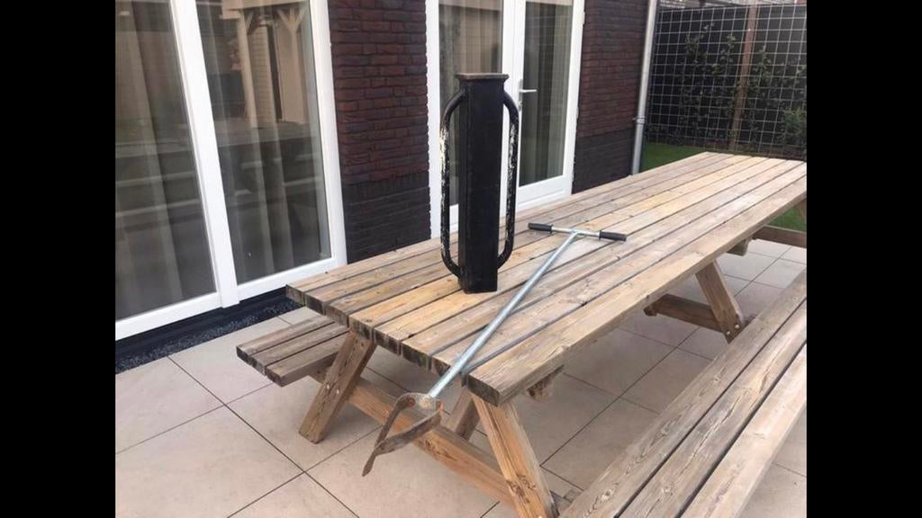 Schtting zetten? Handhei en grondboor, Ophalen, Zo goed als nieuw, Overige soorten
