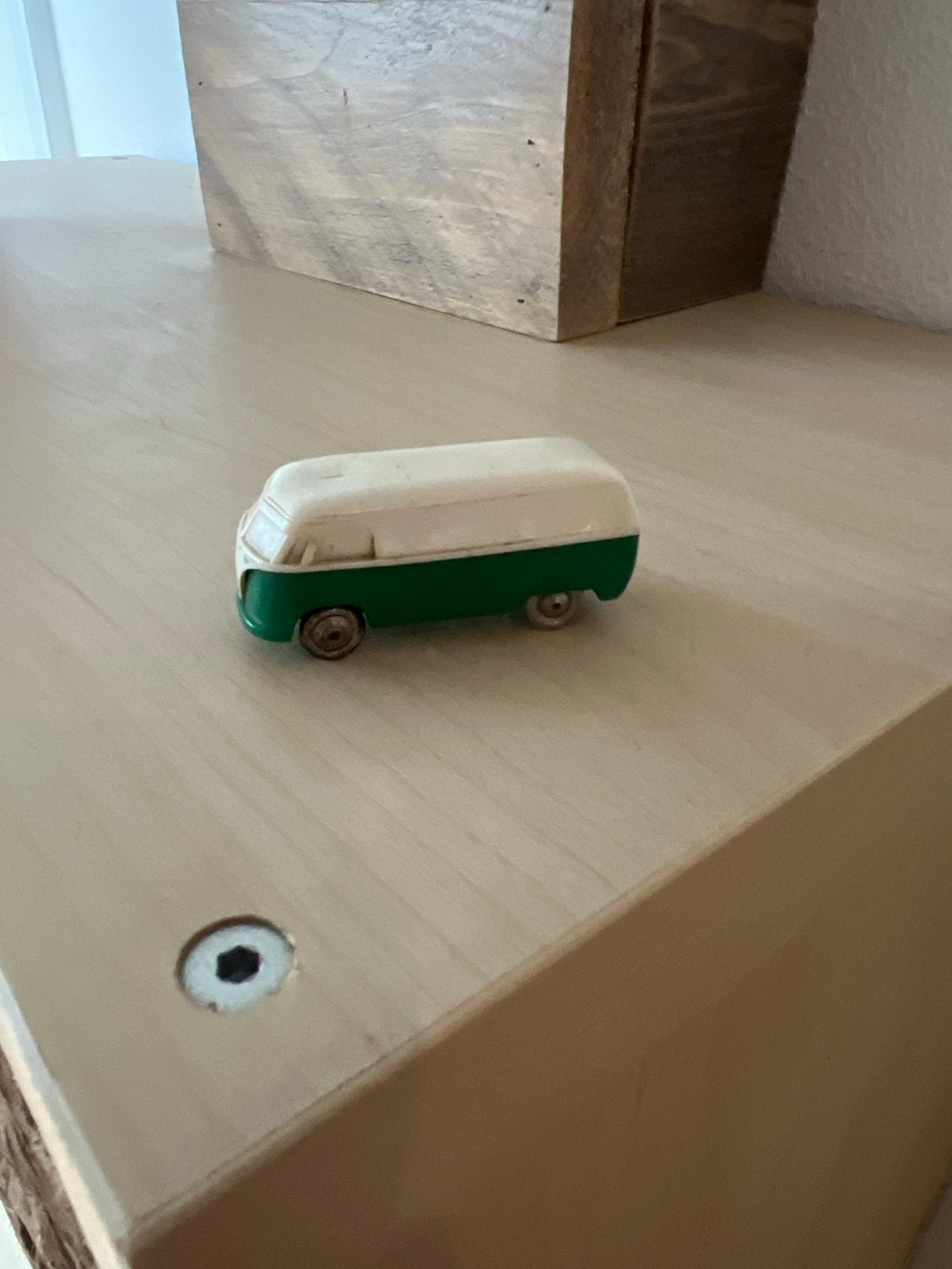 Vintage Lego Volkswagen Busje - Groen/Wit, Ophalen, Gebruikt