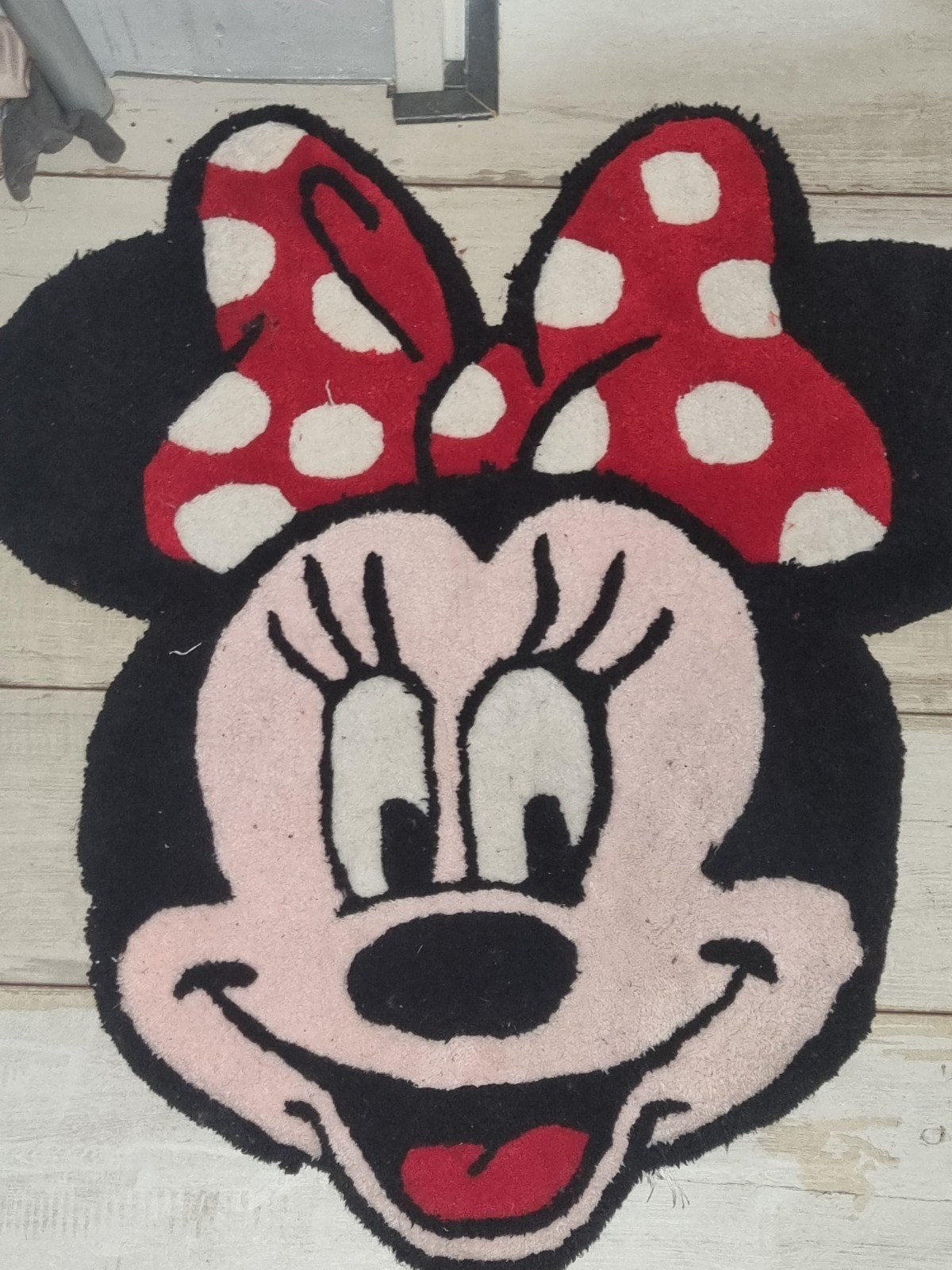 Tapijt Mickey mouse, Ophalen
