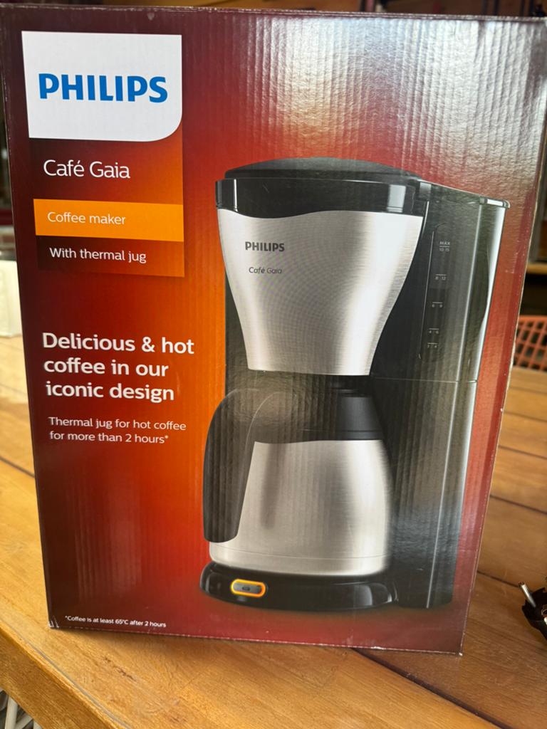 philips gaia koffiezetter, Witgoed en Apparatuur, Koffiezetapparaten, Koffiemachine, Gemalen koffie, Ophalen of Verzenden, Zo goed als nieuw