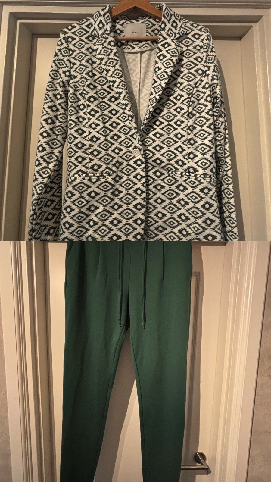 > Blazer en broek, Ichi!, Kleding | Dames, Kostuum of Pak, Maat 42/44 (L), Ophalen of Verzenden, Zo goed als nieuw