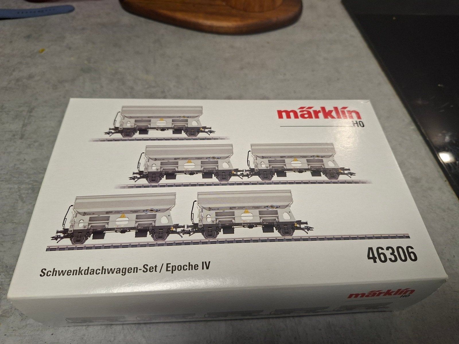 Märklin 46306  Zwenkdakwagens NS/Armita - Set van 5 (Nieuw), Wisselstroom, Ophalen of Verzenden, NS, Märklin